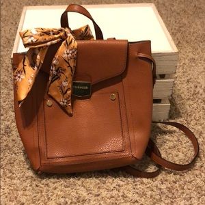 Steve Madden backpack purse with scarf
